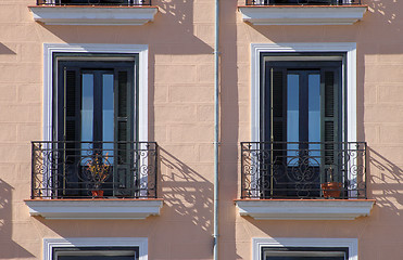 Image showing Pink Madrid building