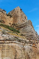 Image showing Castello di Lombardia medieval castle in Enna, Sicily, Italy