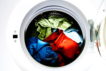 Image showing Clothes in laundry