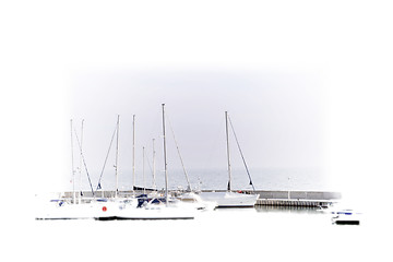 Image showing Sailing boats