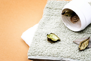 Image showing Spa essentials