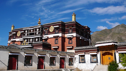 Image showing Tibetan lamasery