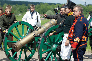 Image showing Borodino battle re-enactment