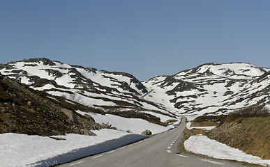 Image showing Norwegian mountain road