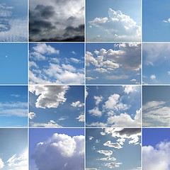 Image showing Blue sky collage