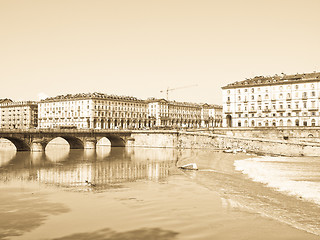 Image showing Piazza Vittorio, Turin