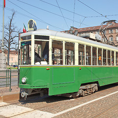 Image showing Old tram in Turin