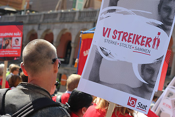 Image showing On strike