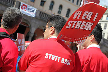 Image showing On strike