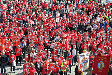 Image showing Strike demonstration