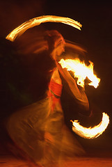 Image showing fire dance