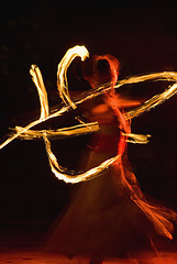 Image showing fire dance