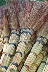 Image showing brooms