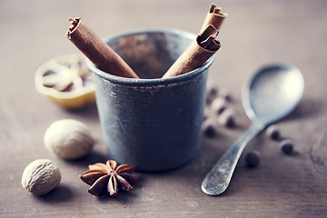 Image showing rustic still life