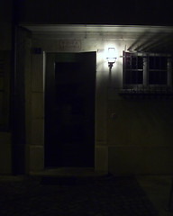 Image showing House entrance at night