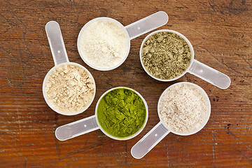Image showing superfood supplement powder 