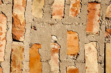 Image showing Red brick wall. 