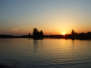 Image showing sunset