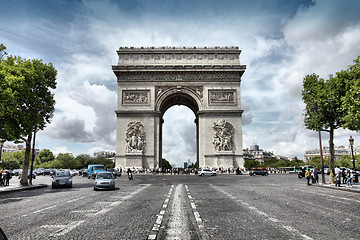 Image showing Triumphal Arch, Paris