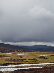 Image showing Dee river , white bridge area, Cairngorms , Scotland