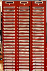 Image showing Metal drawers