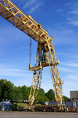 Image showing The industrial crane