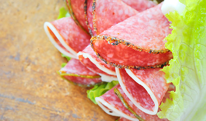 Image showing Salami