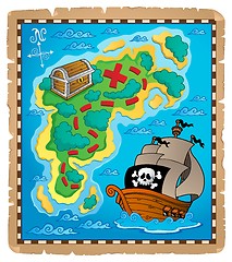 Image showing Treasure map theme image 2
