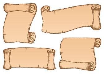 Image showing Vintage scrolls collection 2