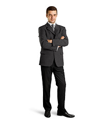 Image showing Businessman In Suit Full Length