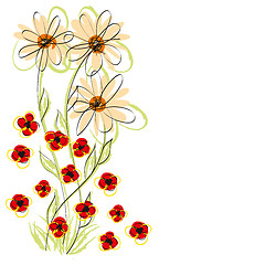 Image showing Vector Flowers