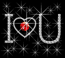 Image showing Diamond Words I Love You