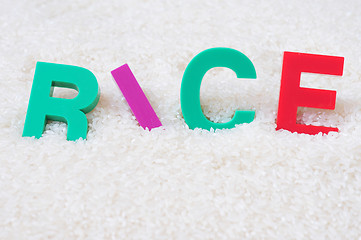 Image showing Rice concept