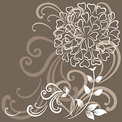 Image showing Floral background