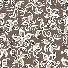 Image showing excellent seamless floral background
