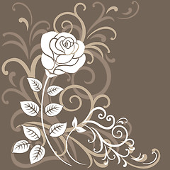 Image showing Floral background