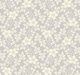 Image showing Seamless floral background