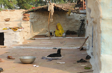 Image showing backyard in India