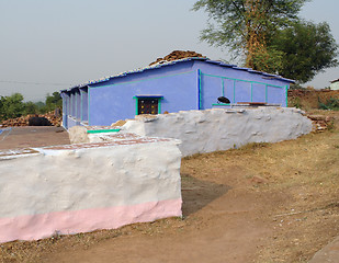 Image showing blue house