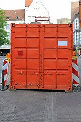 Image showing Orange container