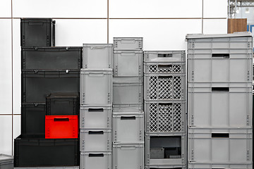 Image showing Commercial crates