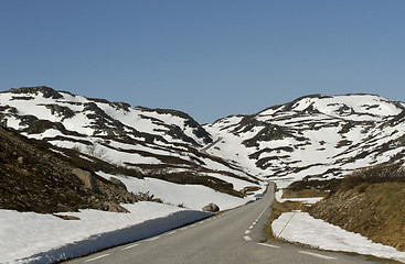 Image showing Norwegian mountain road