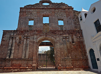 Image showing The ruins of the church and Santo Domingo convent in Panama City