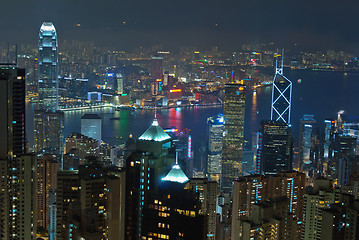 Image showing Hong Kong Night Scene