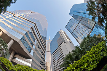 Image showing Skyscrapers in Hong Kong