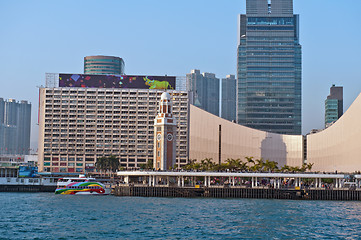 Image showing Clock Tower at Tsim Sha Tsui of Hong Kong