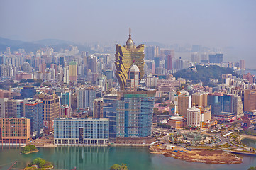 Image showing Aerial view Macau, China