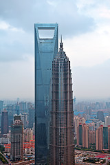 Image showing Shanghai Skyscrapers, Pudong