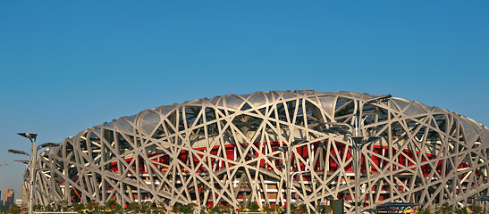 Image showing Beijing National Stadium - The Bird's Nest
