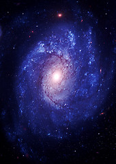 Image showing galaxy in a free space